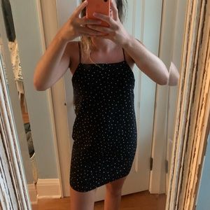 Topshop polka dot shift dress